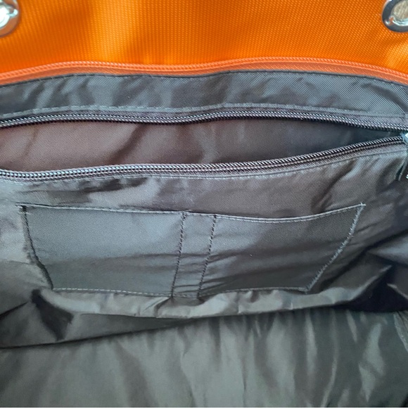 Milano Series Medium Size Orange Tote Bag - Picture 8 of 14